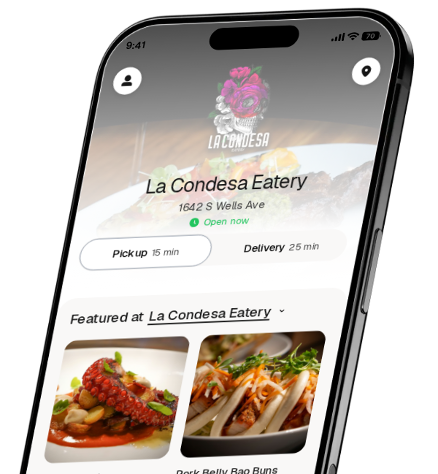 La Condesa Eatery app preview